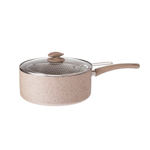 قدر قلي جرانيت تركي مع مصفاة 26 سم