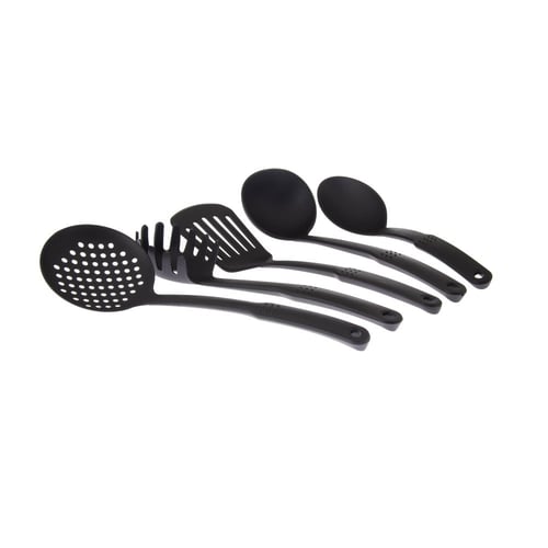 طقم قدور جرانيت لاهويا 17 قطعة رمادي