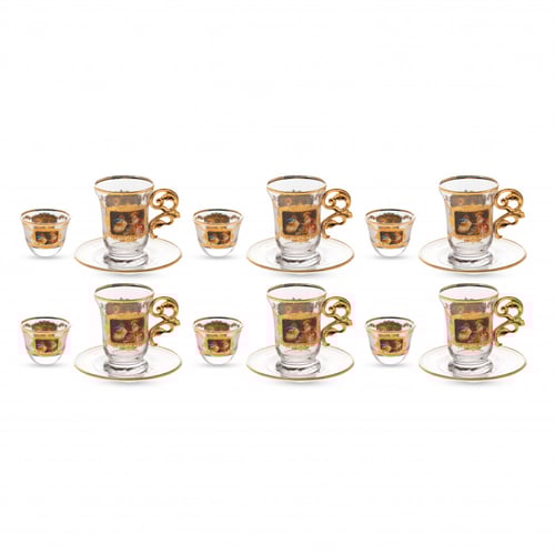 طقم شاي وقهوة روميو وجوليت ديزاين 18 قطعة تركي