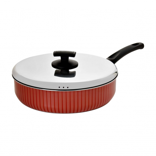 مقلاة نيوفلون بغطاء مقاس 26 سم