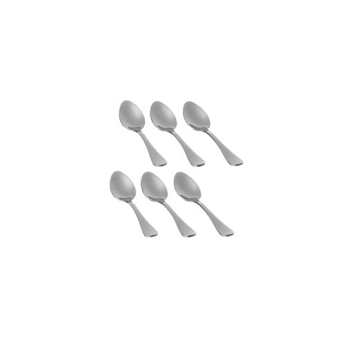 ملاعق شاي استيل 6 قطع سادة