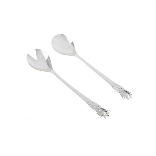 طقم ملاعق غرف فضي