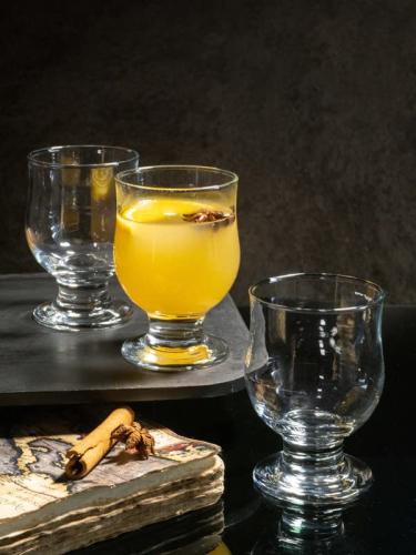 طقم كاسات عصير زجاج بلوم 6 قطعة سادة