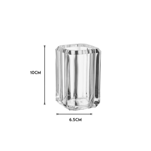 حامل ملاعق اكرليك شفاف