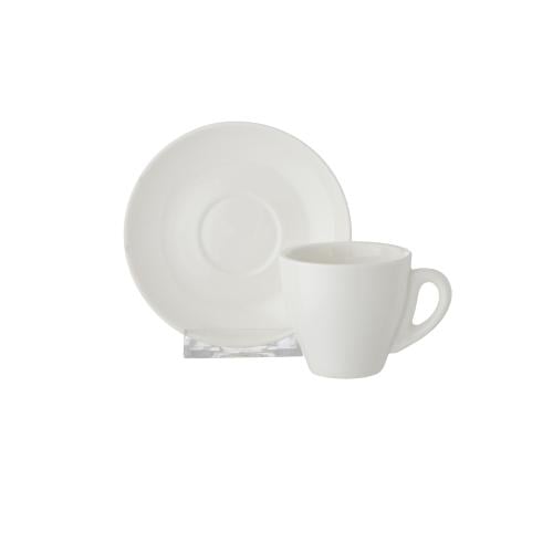 فناجين قهوة تركي بورسلان ابيض سادة 65 مل