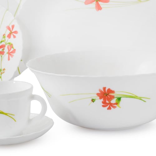 طقم عشاء اركوبال بنقشات ناعمة 76 قطعة 12 شخص