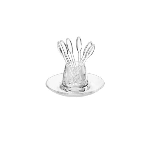 حامل مع شوك تمر اكريلك شفاف