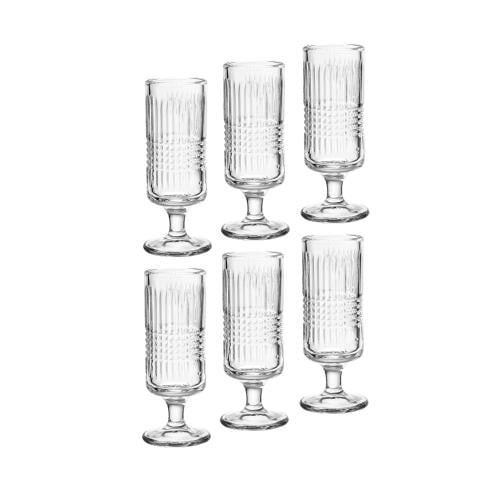 كاسات عصير ترحيبي ميني زجاج 95 مل 6 قطعة