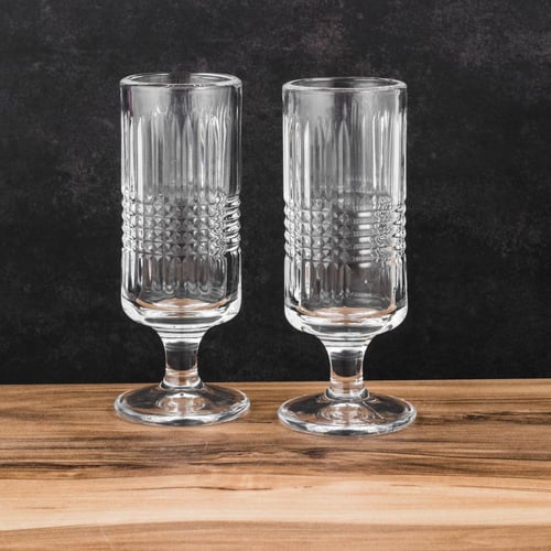 كاسات عصير ترحيبي ميني زجاج 95 مل 6 قطعة