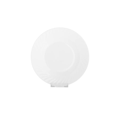 طقم صحون ايدام غويط اركوبال ابيض مدور مخطط 6 قطعة...