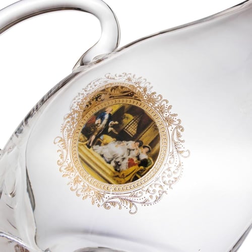 جك عصير زجاج مائل روميو وجوليت