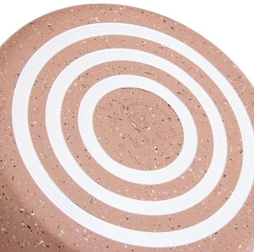 طقم قدور جرانيت تركي 10 قطعة لون بني