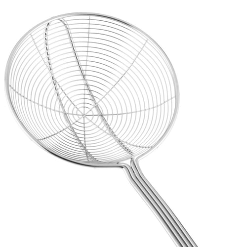 ملعقة قلي شبك استيل