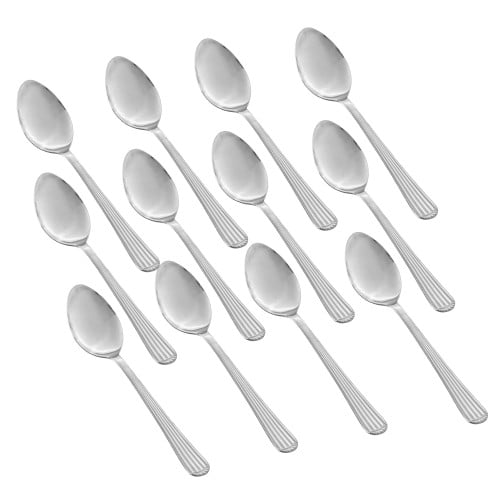 ملاعق طعام استيل مخطط ياباني 12 قطعة