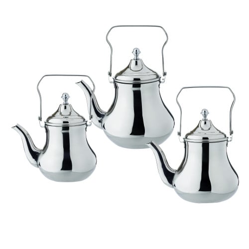 طقم براد شاي استيل 3 قطع