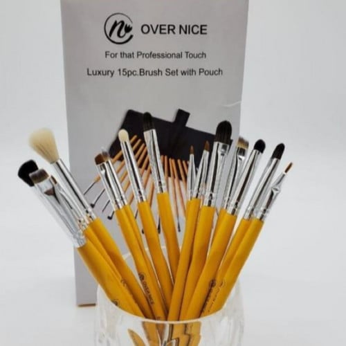 مجموعة فرش اوفر نايس للعيون 15 قطعه