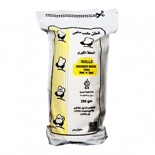قطن طبى مصرى 250جم (لفات)