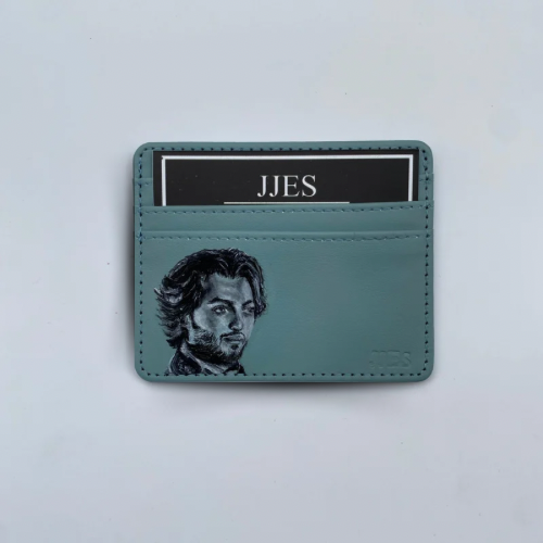 Card holder artist Abdelqader Hadhood