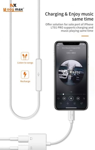 موج ماكس وصلة مدخل شاحن +مدخل سماعه بضمان سنتين