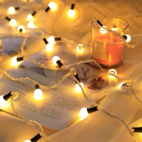 عقد اللمبات 100 لمبة بطول 10 متر