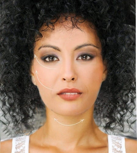 لصقات شد العيون والوجه والرقبه الأمريكيه - 40 لصقه...