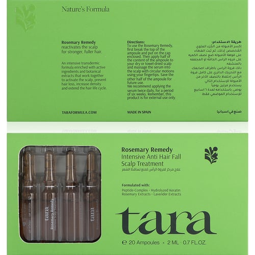 تارا امبولات علاج مكثف لفروة الراس ضد تساقط الشعر...