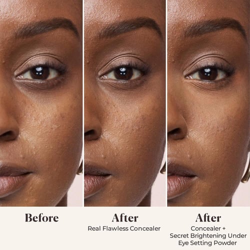 لورا مرسييه بودرة تثبيت لتصحيح لون البشرة تحت العي...