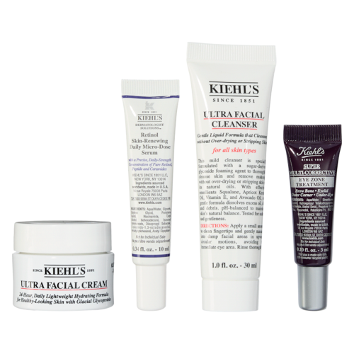 كيلز طقم العناية بالبشرة 4 قطع حجم ميني