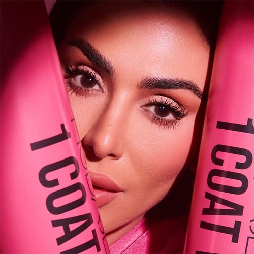 هدى بيوتي ماسكارا وان كوت واو لتكثيف ورفع الرموش -...