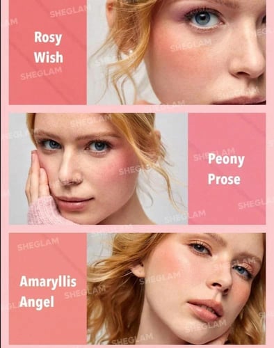 شجلام باليت احمر خدود فلورال فلوش 6 الوان