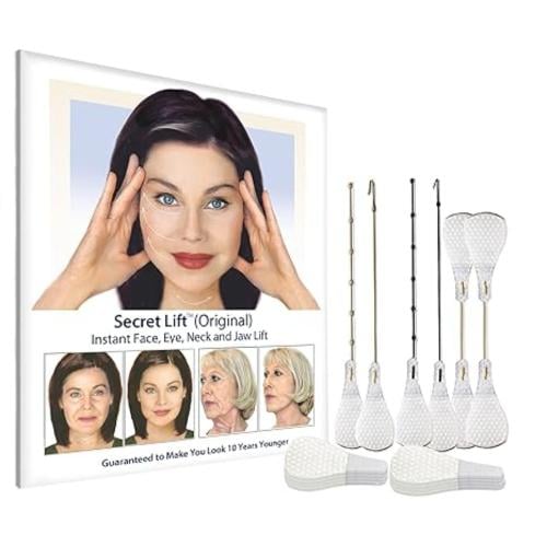 لصقات شد الوجه والعين 80 لصقة 6 خيوط