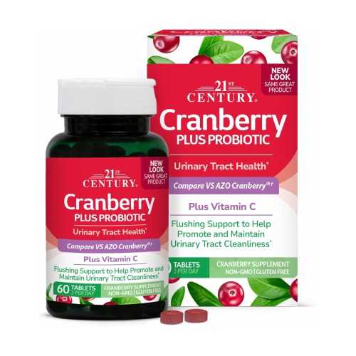 كرانبيري بلس بروبيوتيك لدعم المسالك البولية - 60 ق...