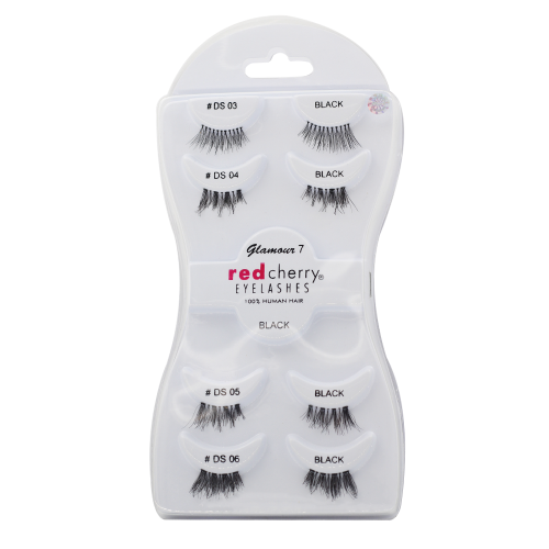 رد شيري طقم رموش GLAMOUR 7 اسود