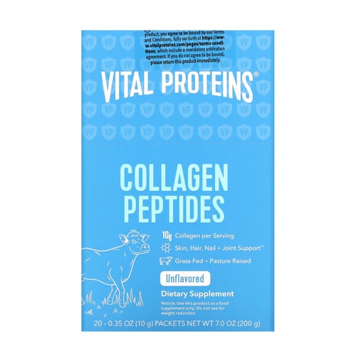 فيتال بروتينز‏ مكمل كولاجين بقري بدون نكهات 20 عبو...