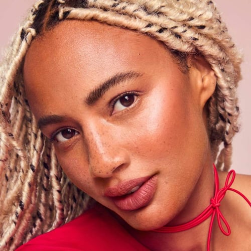 رير بيوتي مجموعة احمر خدود وهايلايتر 3 قطع حجم مين...