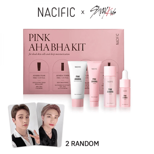 مجموعة التقشير الوردية للعناية بمشاكل البشرة من نا...