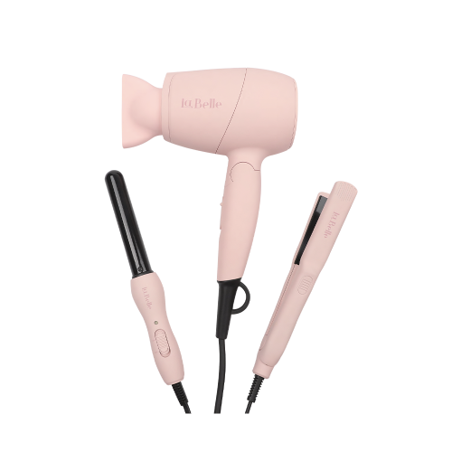 مجموعة لابيل الوردي - 3 قطع