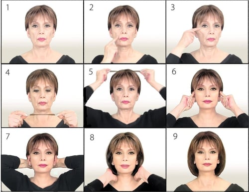 لصقات شد العيون والوجه والرقبه الأمريكيه - 40 لصقه...