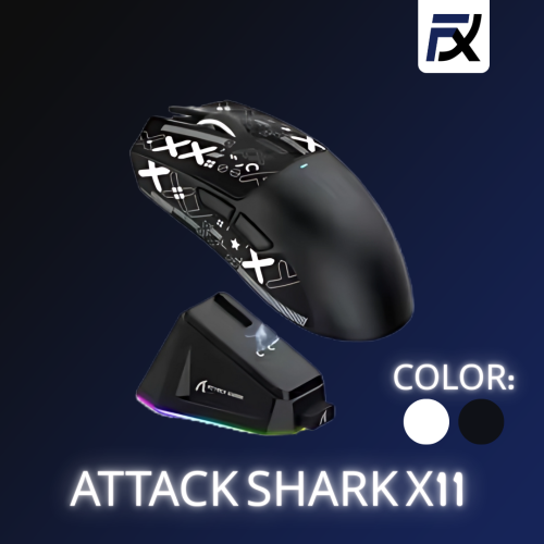 ماوس أتاك شارك X11 لاسلكي - ATTAC SHARK X11