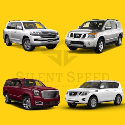 عازل صوت وحرارة للسيارات . بكج SUV الحجم الكبير