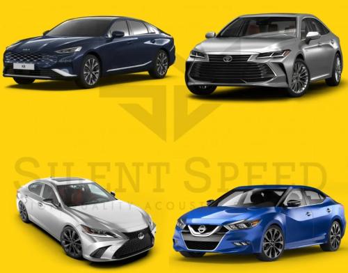 عازل صوت وحرارة للسيارات . بكج السيدان حجم كبير