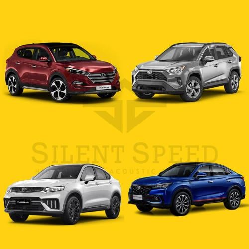 عازل صوت وحرارة للسيارات . بكج SUV الحجم الصغير
