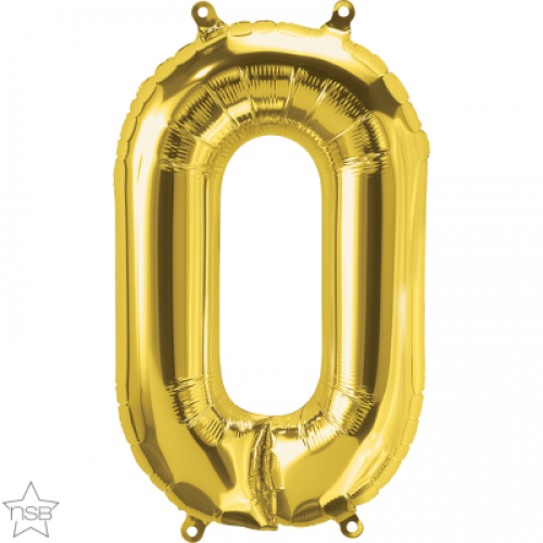 FOIL SMALL LETTER GOLD (عدد 5 قطع) O