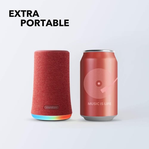 سماعة سبيكر أنكر ساوند كور فلاير ميني احمر 360