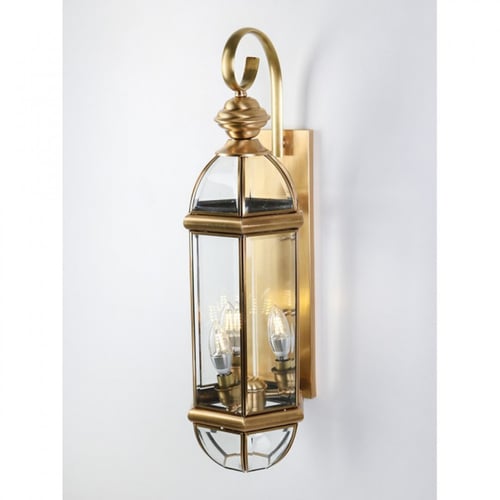 فانوس سور نحاسي راقي معين حجم كبير