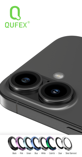 عدسات حماية زجاجية للكاميرا من QUFEX