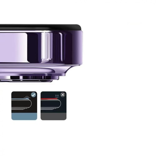 شاشة حماية زجاجية (لقافة) بأطراف سيليكون