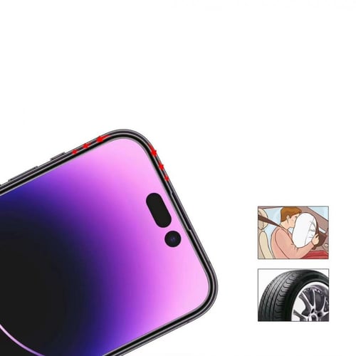 شاشة حماية زجاجية بأطراف سيليكون