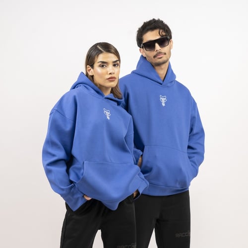 هودي شتاء راكون - ازرق