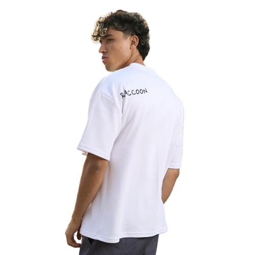 تيشيرت راكون - ابيض